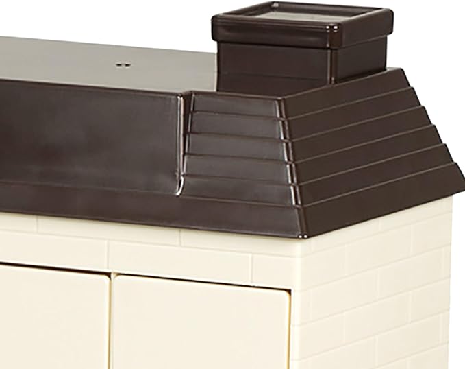 Desk Organizer with Drawers, 3 Drawers Storage Organizer Creative House Shaped Organizer Drawer Type Desktop Storage Box Stationary Organizer for Home Dormitory Office (Coffee Color)