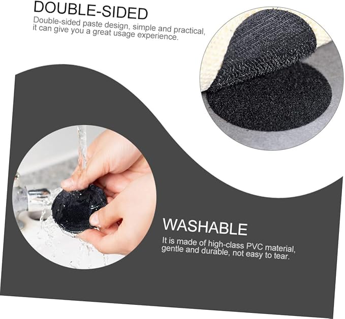 SOLUSTRE 5sets Non-Trace Sofa Cushion Fixers Double Sided Adhesive Strips for Rug Carpet