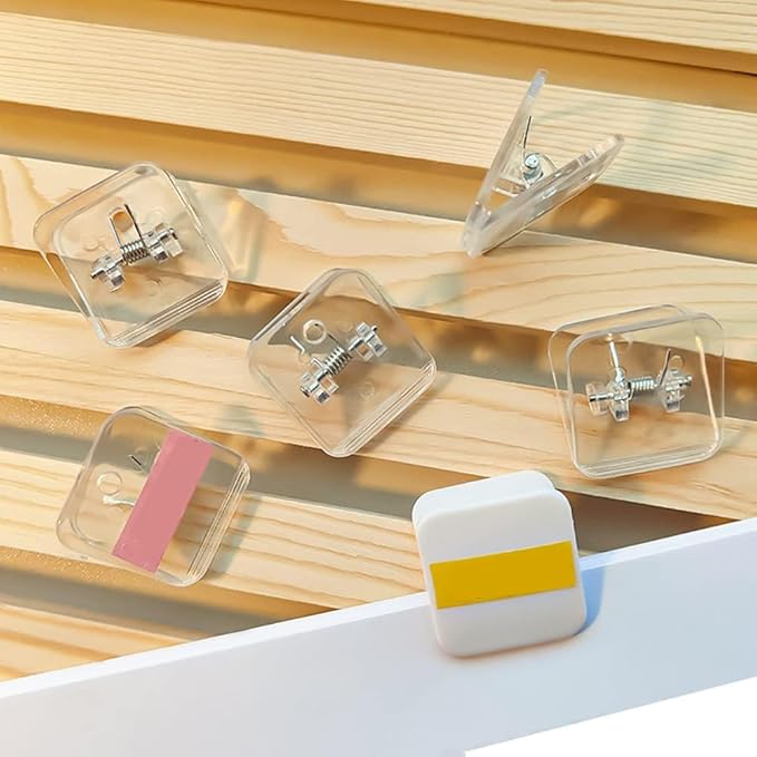GANPUB 20Pcs White Plastic Chip Bag Clips Sealing Food Clips Snack Bag Clips Photo Clips Binder Clips Paper Clamps Hinge Clips Tape Adhesives and Fasteners