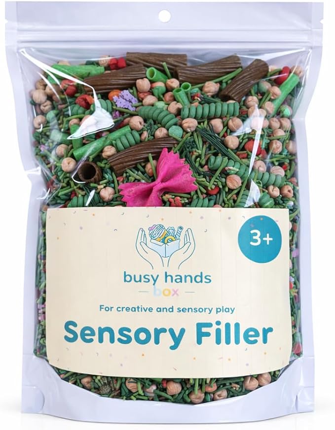 Colorful Sensory Filler for Craft Activities, Mixed Texture Decorative Filler, Fine Motor Practice Material