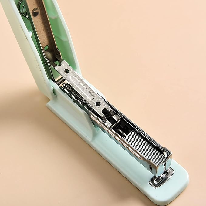 Stapler Stapler Portable Stapler Set with 1000 Pieces Staples Stationery Office Binding Tool School Binder Teacher Gift Office Stapler (Color : Green)