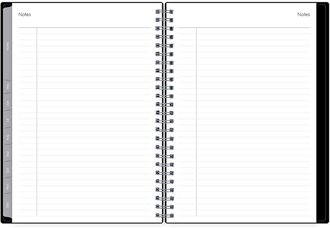 Blue Sky 2027 Weekly and Monthly Planner Calendar Notes, Includes January 2027 - December 2027, 5.875" x 8.625", Flexible Cover, Wirebound, 30 Extra Notes Sheets, Laminated Tabs, Enterprise