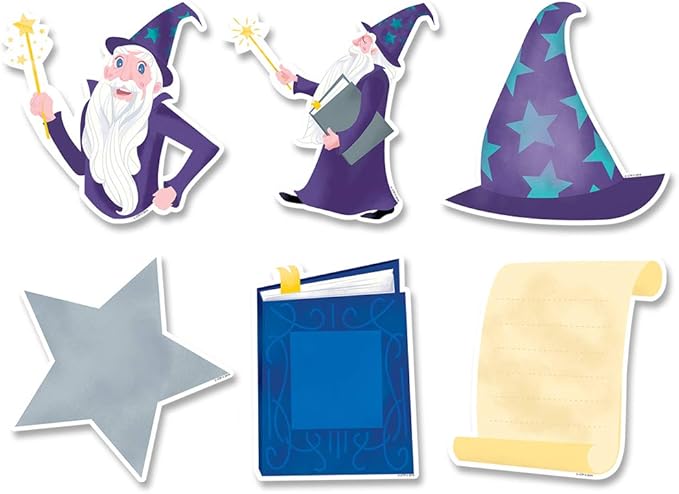 Creative Teaching Press Mystical Magical Wizardly Fun Cut Outs, 6 in, CTP 8660