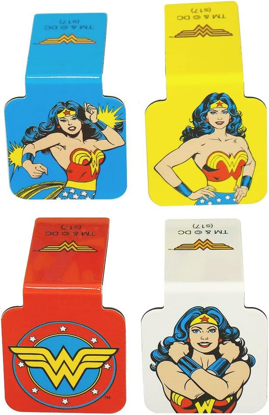 Ata-Boy Wonder Woman Bookmark - Wonder Woman Bookmark SetMagnetic Bookmarks (4 Set) Gifts & Merchandise…