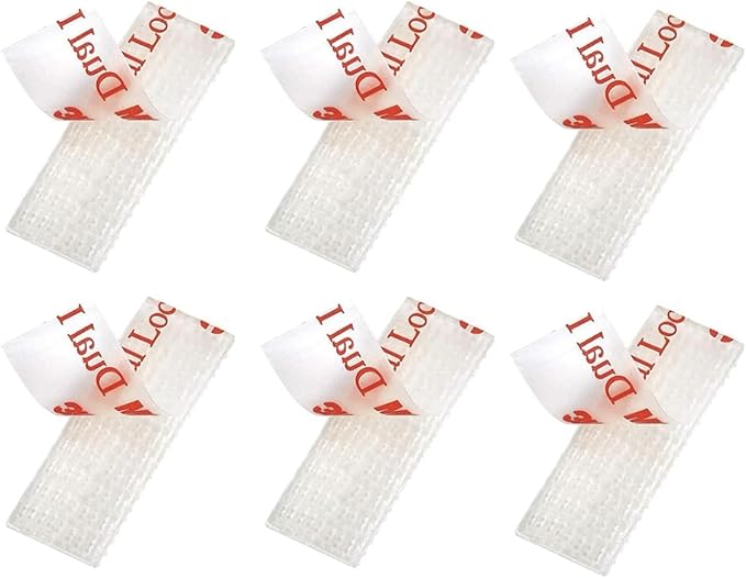 EZ Pass/IPass/IZoom/SunPass Mounting Strips 6 Pcs (3 Sets), Peel and Stick Adhesive Strips Dual Lock Tape (6)