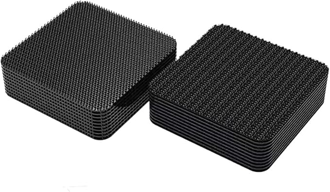 Scratch Very Strong Adhesive Velcros Tape Attaches Self-Adhesive Cable Organizer DIY Car Floor Mats Carpet Fasteners Sewing Auto(Black,50 Pair)