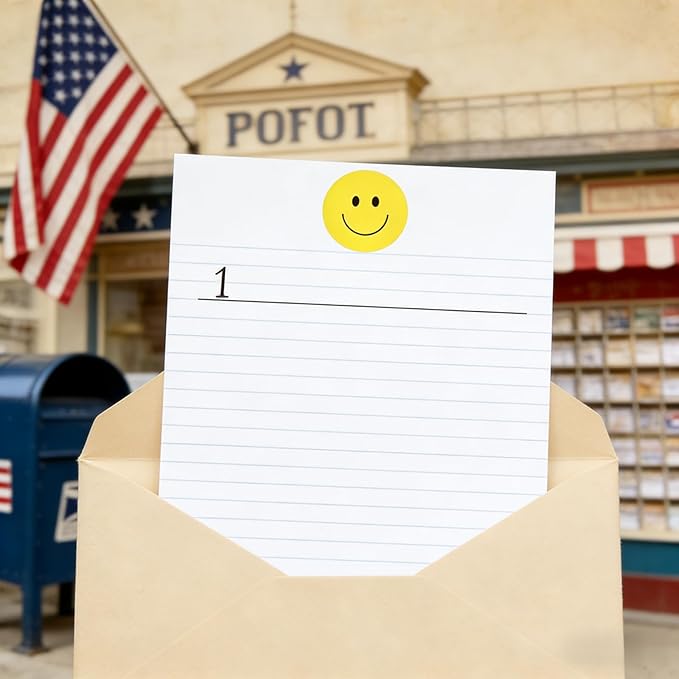 500 Pcs Happy Smiley Face Stickers - 1 Inch Smile Face Sticker Happy Face Stickers Round Emoticon Reward Labels for Kids Classroom, Teachers, Party Favors, Scrapbooking(Multi Colored Smile)