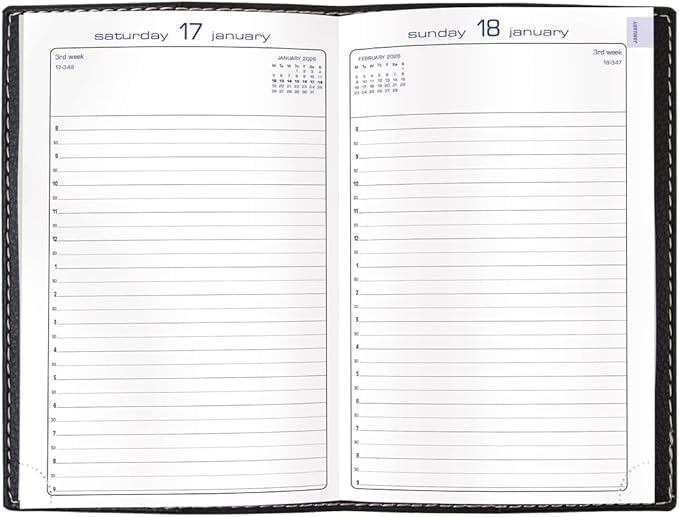 Exacompta 2026 Refill For Journal 21 Planner - Time Mangement Organizer and Appointment Journal