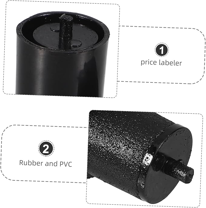 HOMSFOU 10pcs Replacement Ink Roller Pricing Labeller Fast-Drying Precision Marking Ink Refills for Price Tagging Machines