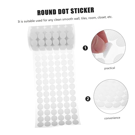 Lightweight Self Adhesive Dots Circle Stickers Adhesive Dots Tapes for Wall Door Window Decor
