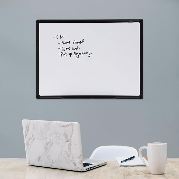 Universal One Sleek Easel Style Dry Erase Board, 24 x 18" (43630)