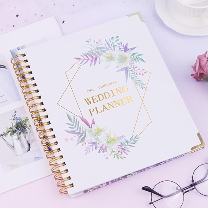 Your Big Day Wedding Planner Book with Guiding Tab - Wedding Planner Book and Organizer - Bridal Planning Binder with Countdown Calendar - Bride Gifts