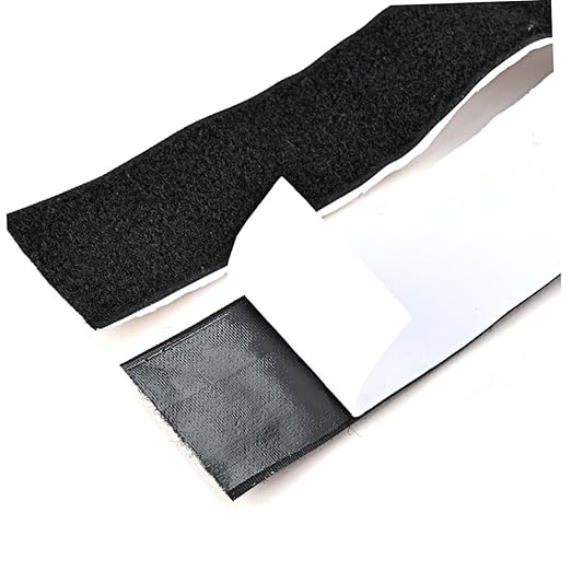 BESPORTBLE Professional Hook and Loop Pedalboard Mounting Tape for Guitar Effects Pedals 2-in-1 Adhesive Strips for Electric Guitar Pedalboard Installation