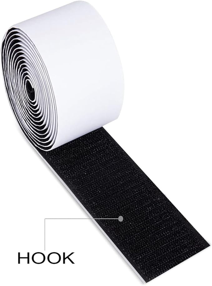 2Pcs Adhesive Hook and Loop Tape Wide Double Sided Sticky Back Hook Loop Fastener for Pedal Board Fastening Guitar Pedal Fixating