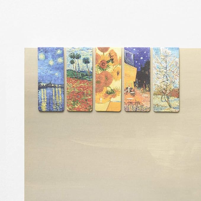 Monolike Magnetic Bookmarks Vincent Van Gogh ver.2, Set of 5