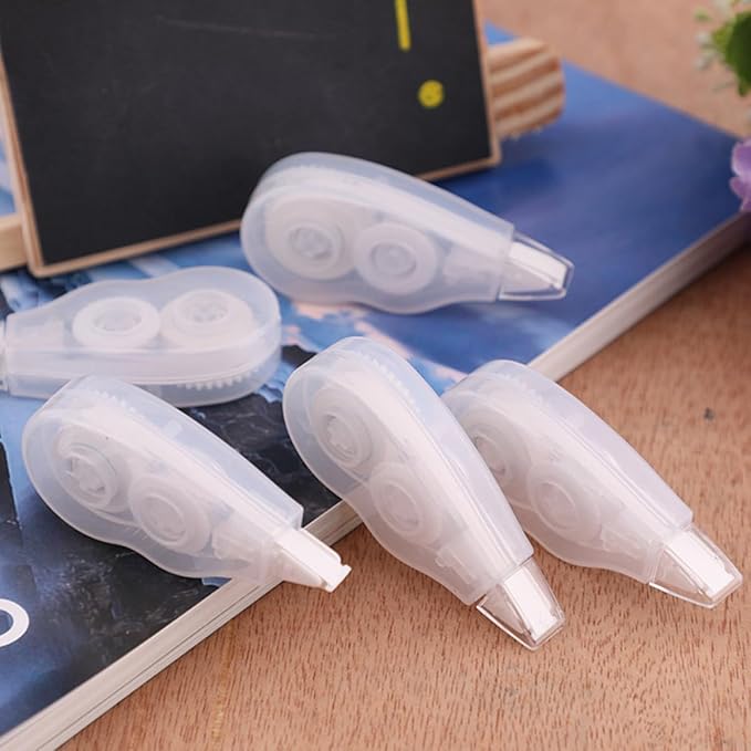 Veemoon 10pcs Correction Tape Set Portable Adhesive Writing Tapes for School and Office Use for Students and Professionals
