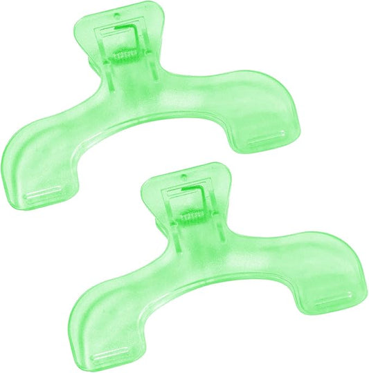 2Pcs Page Holders for Reading, Multifunctional Portable Book Clip Holders Practical Transparent Book Reading Accessories, Book Page Holders for Home School Office Books Magzines Notebook Supplies