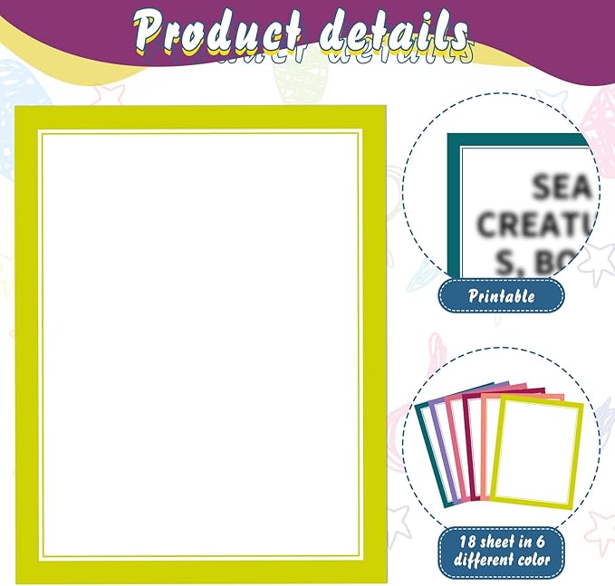24 Sheets Science Board Supplies 18 Self Adhesive Presentation Science Subtitles & 6 Project Titles Board Sticker for School Office Supplies(Vivid Color)