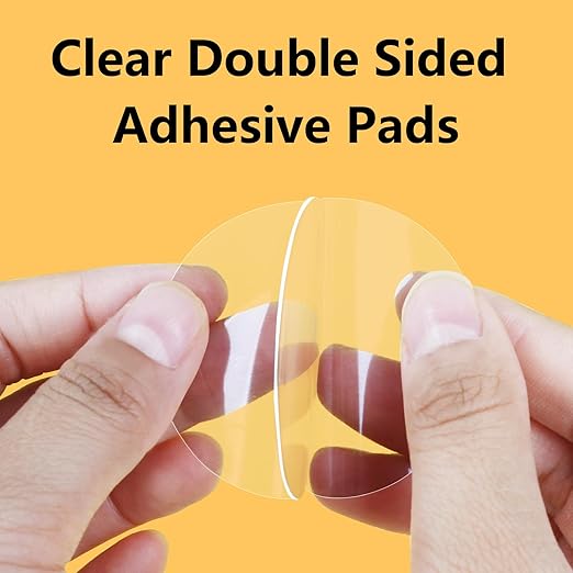 25Pcs Double Sided Mounting Pads Clear Sticky Pads Heavy Duty Adhesive Tape for DIY Reusable Sticky Pads for Home Decor and Crafts