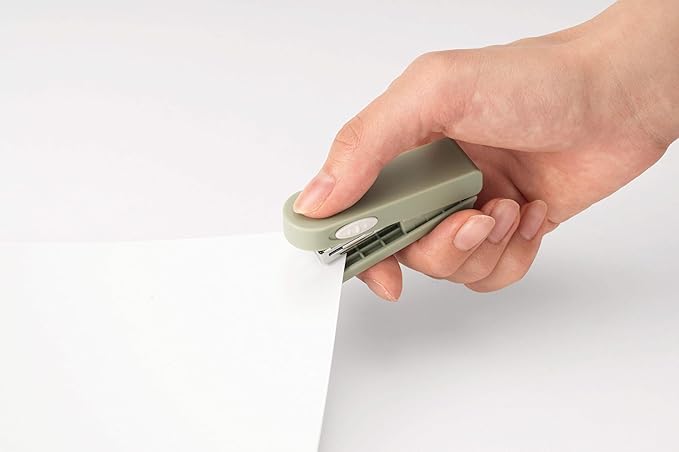 Lion Office Instrument Pimi Small Stapler, 10 Sheets Bound No.10 Ivory KS-10_IV