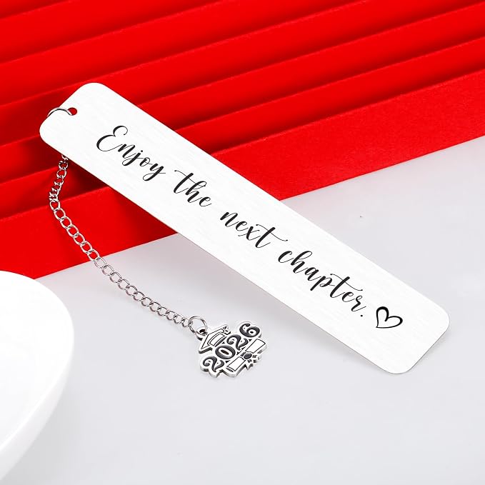 2026 Graduation Gift for Her Him 8th 5th Grade Graduation Gifts for Teen Boys Girls Class of 2026 Bookmarks for Women Men College High School Senior Night Gifts Last First Day of School Stuff