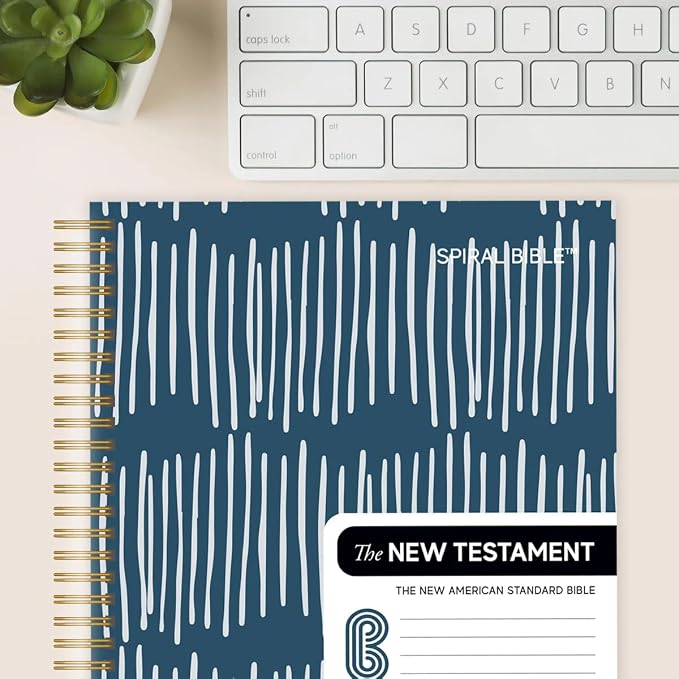 Spiral Bible® NASB New Testament (Hardcover) | New American Standard Bible 2020 | Spiral Bound Journaling | Wide Margin, Lay Flat Bible for Notes and Study