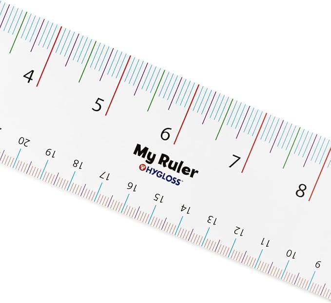 Hygloss Paper Ruler - 12" Bulk Rulers for Classroom, STEM, Easy-to-Read Numbers, White Cardstock, 144 Pack