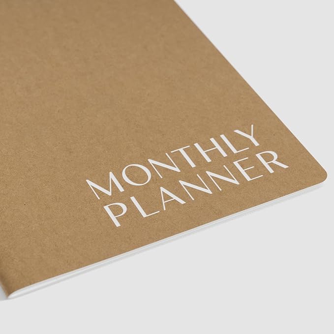 Monthly Planner 2026-2027, Jotsome 18 Months Calendar Planner from July 2026 to December 2027, 8.5"x11", Stitched Binding, Soft Cover, Large Monthly Personal Planner for School Plan, Study and Schedule, Kraft Brown