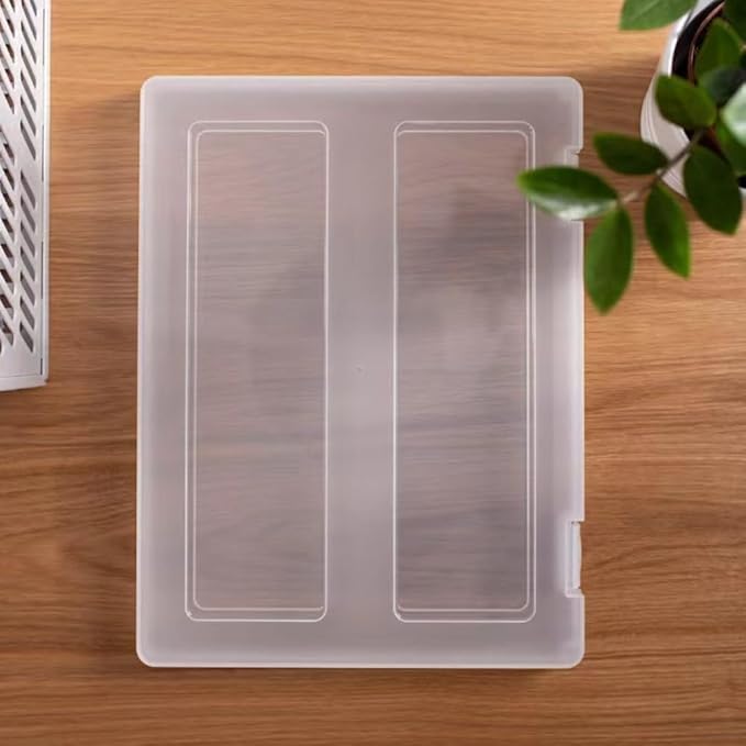 A4 Plastic Paper Organizer, Document File Box, Printer Paper Storage Container, Magazine Holder, Photo Containers