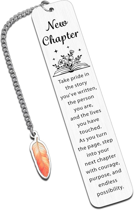 Coworker Leaving Gifts for Women, Retirement Bookmark for Women Men, Retirement Gifts for Woman, Going Away Farewell Gift for Coworkers, Graduation Gifts for Women Men