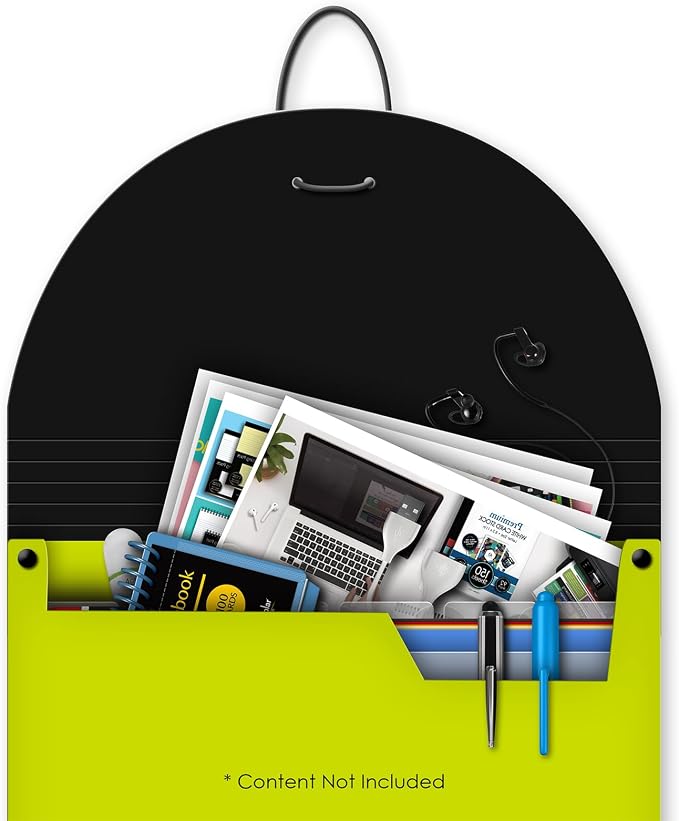 iScholar 7 Pocket Expanding Backpack Folder, Color May Vary (30710) (Pack of 6)