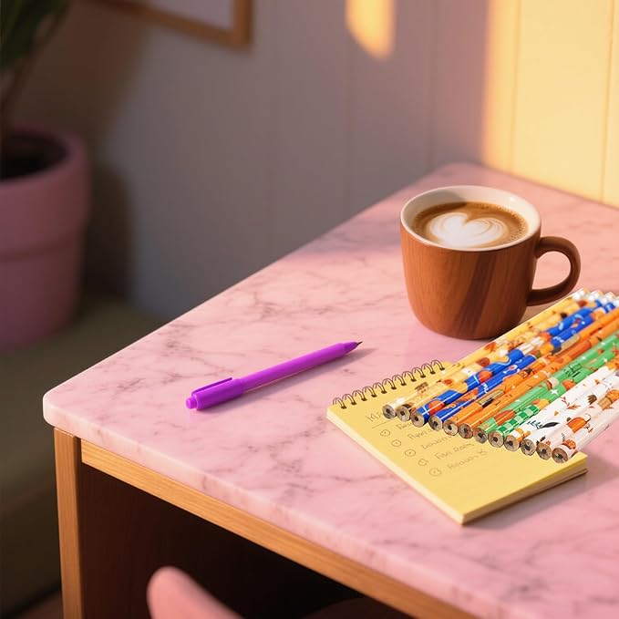 96pcs Thanksgiving Pencils with Eraser Wood Pencils Bulk (Thanksgiving, 96)