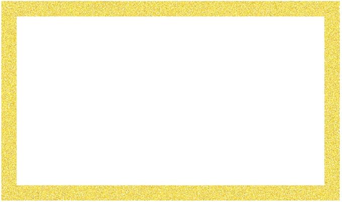 ArtSkills Glitter Framed Poster Board, 13 x 22 Inches, Pack of 60, Gold (PA-2038)
