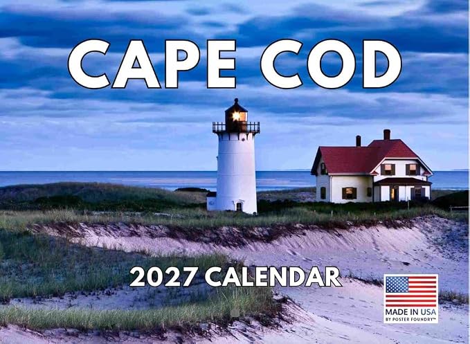 Cape Cod Calendar 2027 Monthly Wall Calender 12 Month