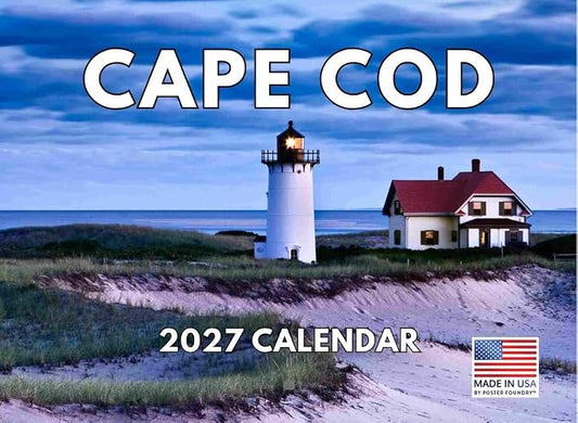 Cape Cod Calendar 2027 Monthly Wall Calender 12 Month