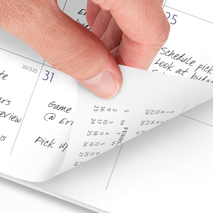 AT-A-GLANCE 2025 Planner, Weekly & Monthly, 8-1/2" x 11", Large, Badge, Floral (1722F-905-25)