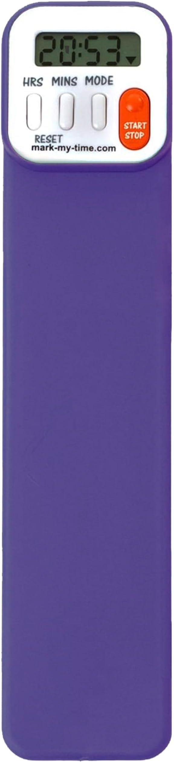 Mark-My-Time - Digital Bookmark - Mark My Time Reading Timer and Bookmark for Kids, Cool Bookmarks and Reading Incentives, Great Christmas Gift & Stocking Stuffer for Book Lovers - Purple