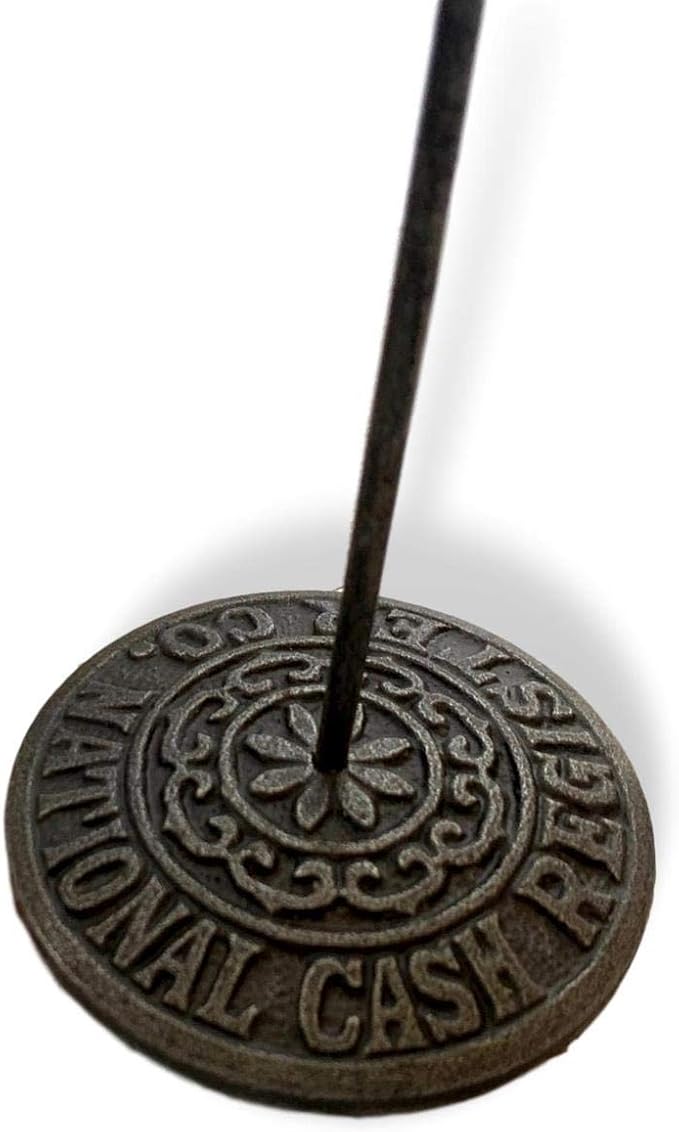 Thorness Vintage cast Iron Cash Register Receipt Spike Paperweight | Desk Receipt Holder | Restaurant Paper Holder | Check Spike | Spindle Rod Bill Holder | Note Spike for Office Home Restaurant