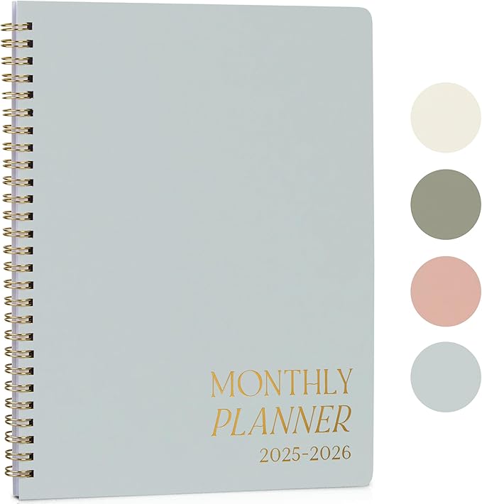Beautiful 2025-2026 Monthly Planner and Calendar Book - To Do List Notebook That Easily Organizes Your Tasks to Boost Productivity - Runs From January 2025 Until December 2026