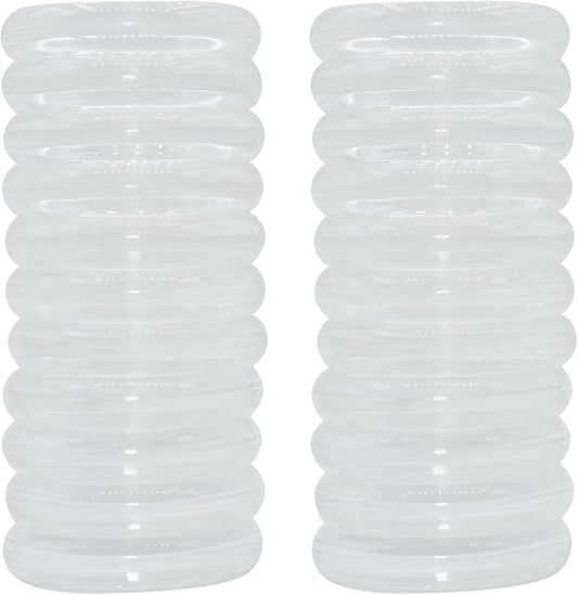 Eleven Discs 1-Inch Transparent Plastic Discbound Expansion Discs for Custom Notebook and Planner - Compatible with Circa, Arc, TUL (Set of 22)