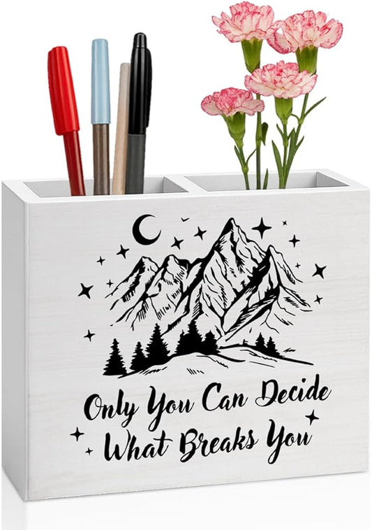 Book Gifts for Book Lovers Reader Writer Librarian book Wooden Pencil Holder desk decor for Library Office Home Christmas Birthday Holder2822