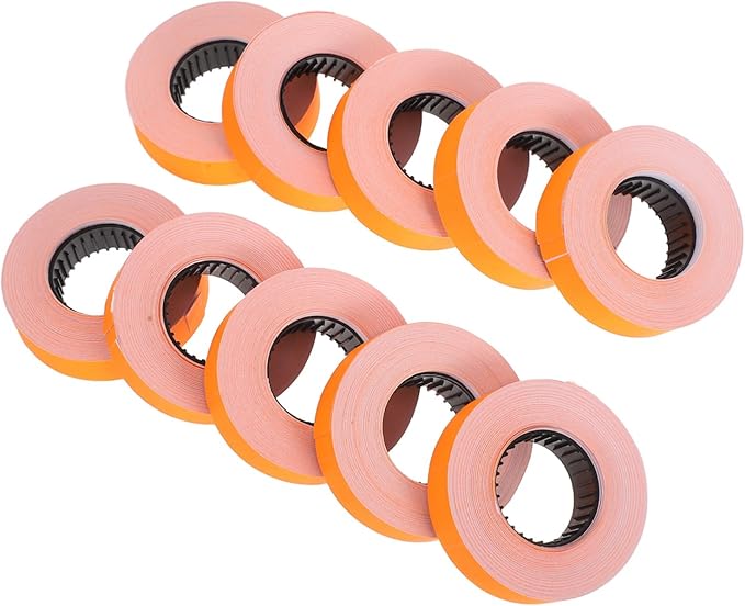 10 Rolls Price Labeller Paper Price Labels -6600 Compatible Retail Sticker Tags