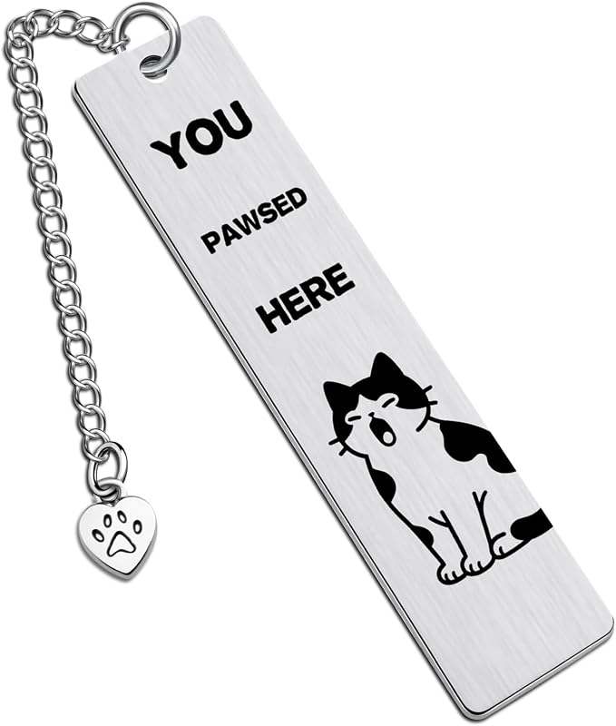 Cat Gifts for Women Cat Lover Gifts for Women Men Readers Cute Bookmarks for Woman Teens Girl Boy Birthday Gift for Book Lovers Bookish Gift Reading Accessories