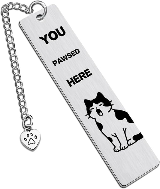 Cat Gifts for Women Cat Lover Gifts for Women Men Readers Cute Bookmarks for Woman Teens Girl Boy Birthday Gift for Book Lovers Bookish Gift Reading Accessories