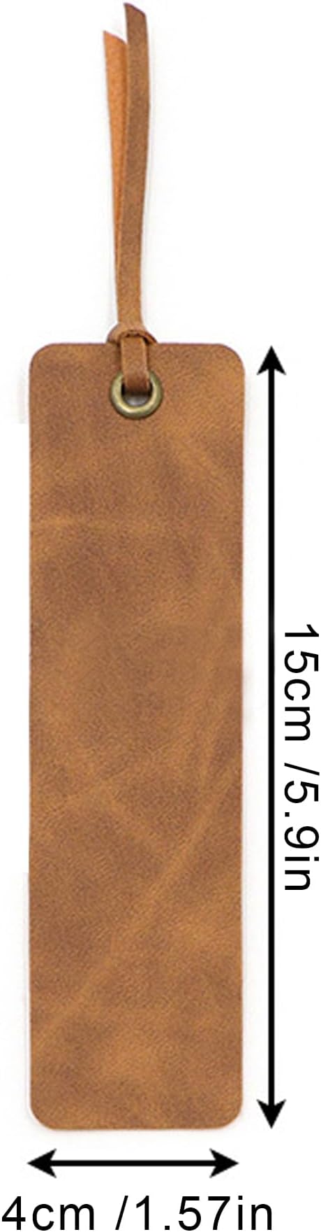 EDSG Personalized Bookmark, Engraved Leather Bookmarks, Custom Bookmarks Book Marks Gifts for Reading Women Men Teachers Christmas Birthday, Teachers Appreciation Gifts (Gold)