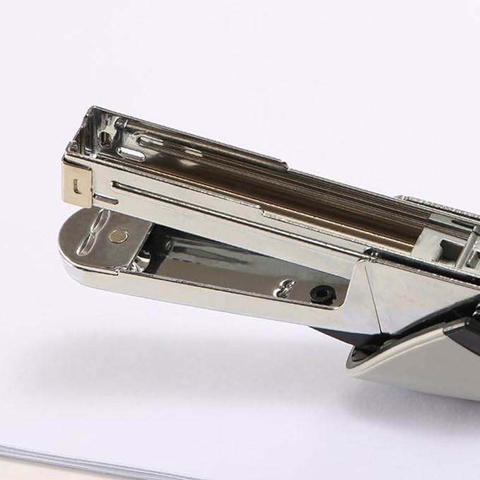 KUYWLMKMZZ Desk Stapler Handheld Desktop Stapler Office Desktop Stapler Has a Capacity of 25 Sheets Easy to Load Ergonomic Stapler Suitable for Office Or Desk School Supplies (Color : A)