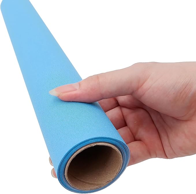 Book Cloth,17x55”,bookcloth,Cloth Book Cover,Fabric Book Cover, Fabric Surface and Paper Backed,Book Binding Cloth,Book Cloth for Book Binding,Bookbinding Supplies (Lake Blue,17in x 55in)