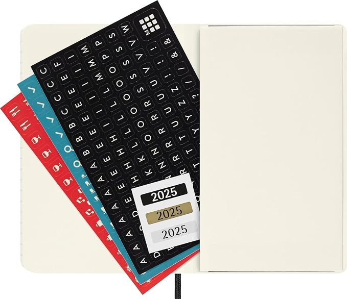 Moleskine Classic 12 Month 2025 Weekly Horizontal Planner, Soft Cover, Pocket (3.5" x 5.5"), Black, 144 pages