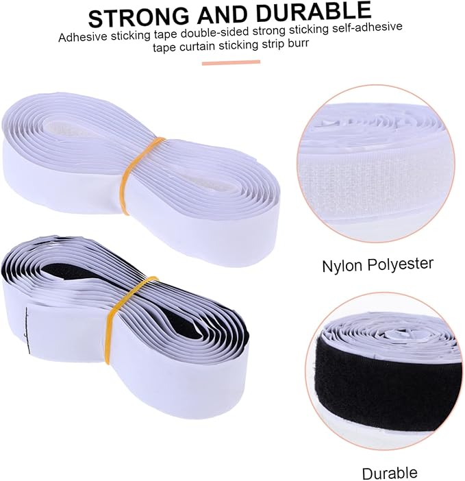 Veemoon 4set Practical Home Adhesive Tape Self-Adhesive Strips for Wall Hanging