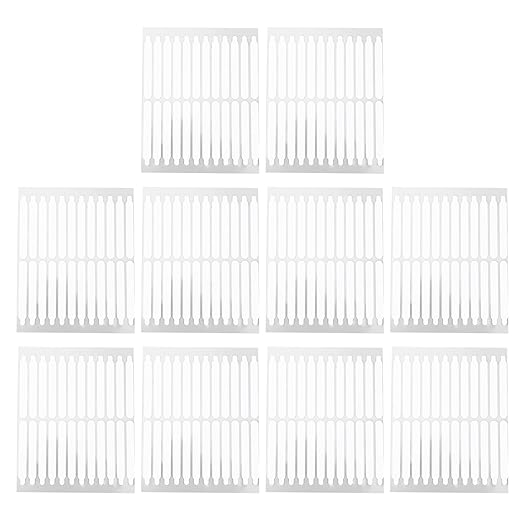10 Sheets Double Sided Strong Adhesive Tape for Nail Displays and Packaging – Suitable for Nail Art Accessories